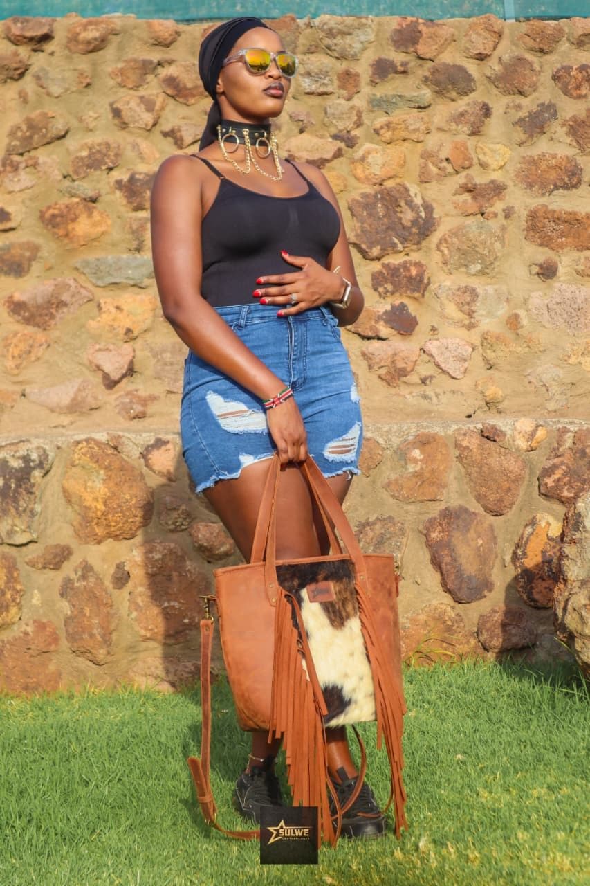 Nyadendi Shopper — genuine leather, Sulwe Leathercraft (view 2)