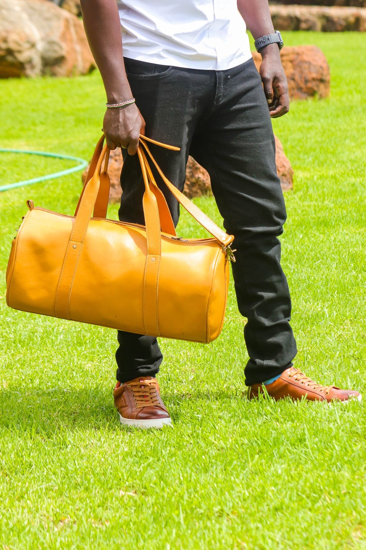 The Heritage Duffel — genuine leather, Sulwe Leathercraft (view 4)