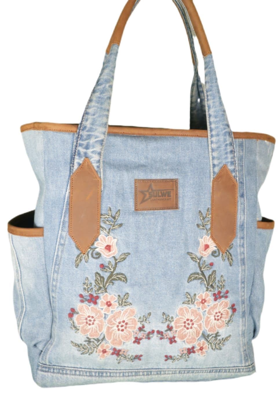 The "Mara" Grande Tote Bag — genuine leather, Sulwe Leathercraft
